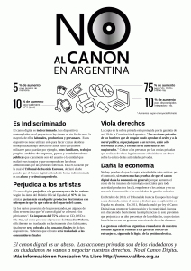 No al Canon en Argentina